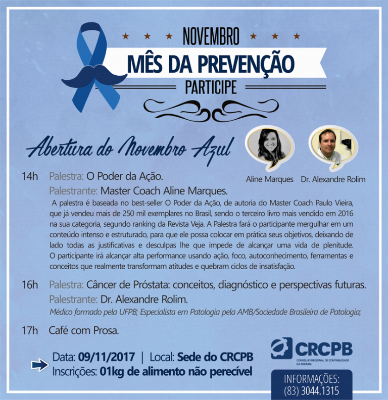 Abertura do Novembro Azul – 09.11.2017 – João Pessoa