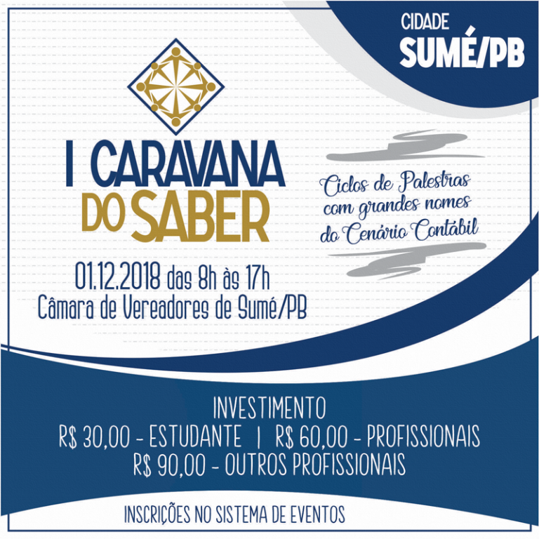 I CARAVANA DO SABER – SUMÉ/PB – DIA 01/12/2018
