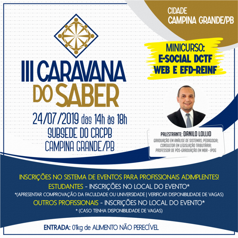 III Caravana Do Saber – 24/07/2019 – C.Grande