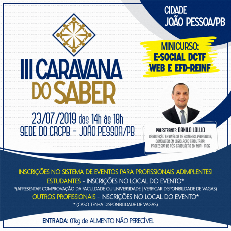 III Caravana do Saber – 23/07/2019 – João Pessoa
