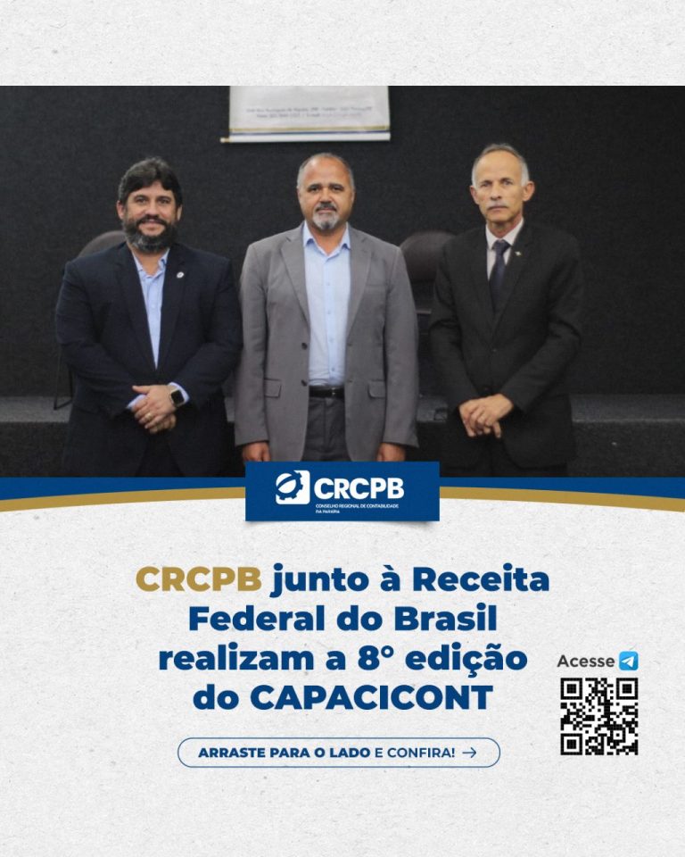 CRCPB e Receita Federal do Brasil promoveram 8ª edição do Capacicont